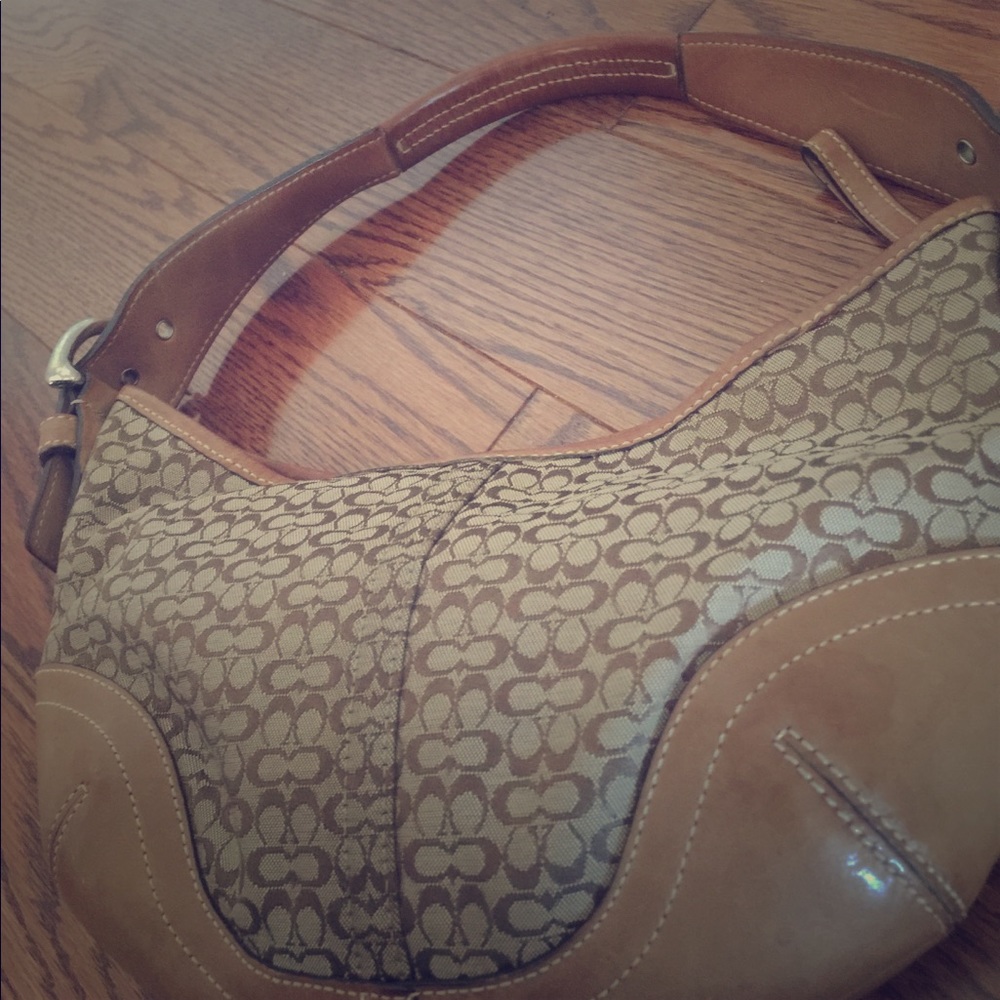 Coach Miniature Canvas Shoulder Bag - Picture 4 of 8